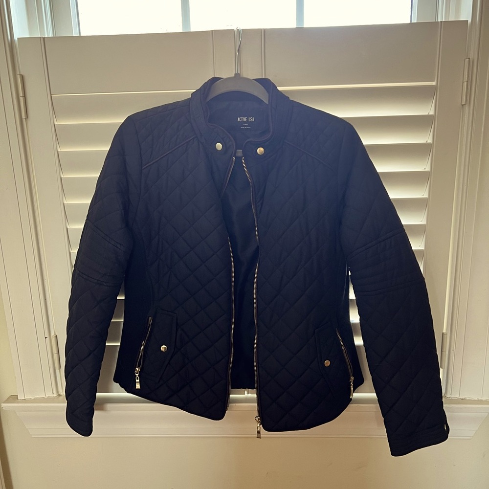 Women’s quilted Jacket sz lg
